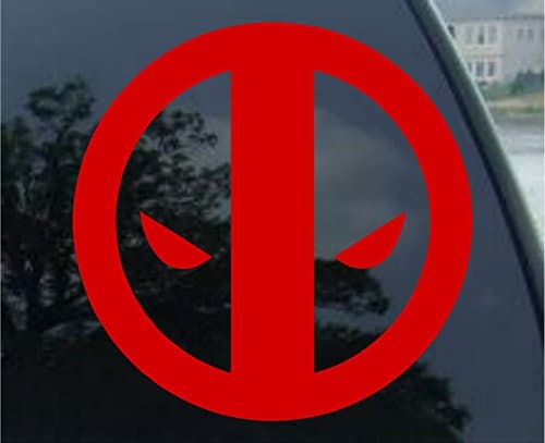 Deadpool Car Sticker Decal (3" (2 Pack) any color)