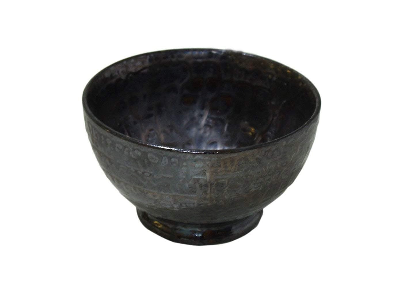 STORE INDYA Ceramic Serving Bowl (Single Bowl, Black)