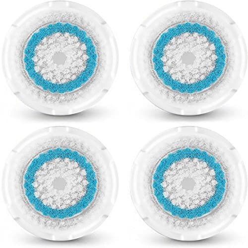 4-Pack Deep Pore Cleanse Replacement Brush Head | Compatible with Mia, Mia2, Mia3 (Aria), Mia Fit, Alpha Fit, Smart Profile, PLUS, PRO