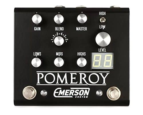 Emerson Custom Pomeroy Boost Overdrive Distortion Pedal - Black