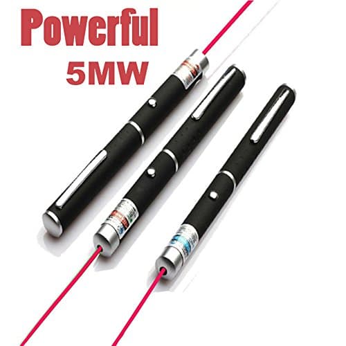 Powerful 5mW Red Laser Pointer Pen Lazer Beam Light Presenter Pen Aiming Sight Laser Sight Use Battery Power