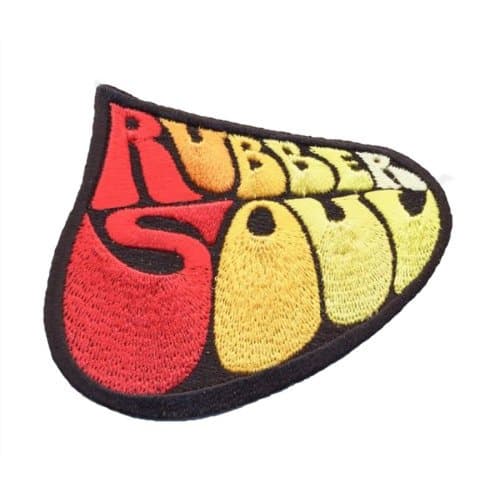 Iron on Patch - The Beatles - Rubber Soul Text Logo
