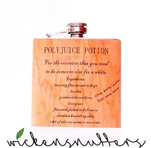 Harry Potter Wood Flask, Polyjuice Potion