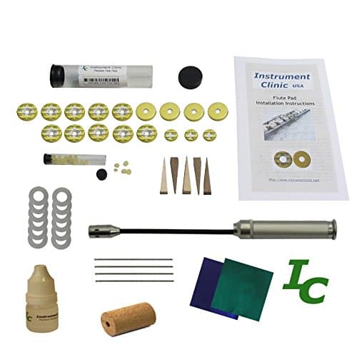 Flute Pad Kit, Compatible with Jupiter Flutes, with Instructions, Pads Made in USA!