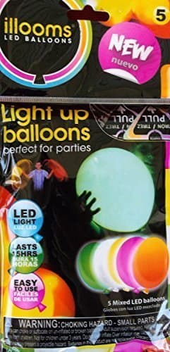 Illooms 5 Mixed LED Balloons