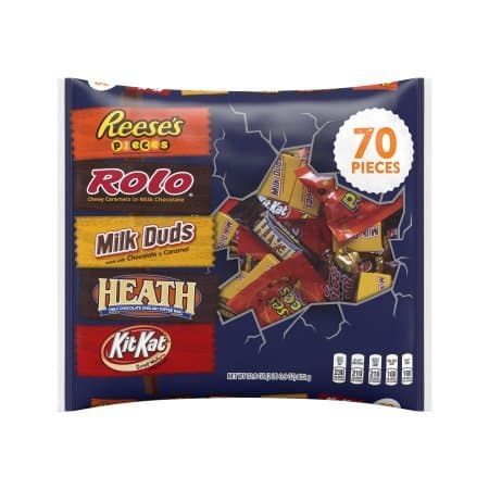 Hershey Halloween Snack Size Assortment, 70 Pieces