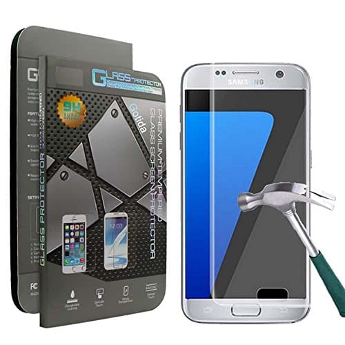 Galaxy S7 Screen Protector,S7 Screen Protector,Gotida Galaxy S7 Tempered Glass film Full Coverage HD Clear for Galaxy S7 (1 Pack)