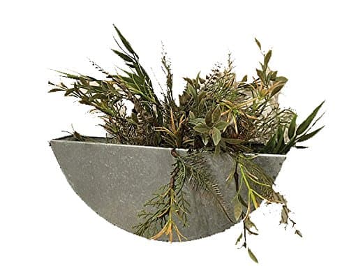 Pine Creek 16" x3" x6" Half Round Wall Planter