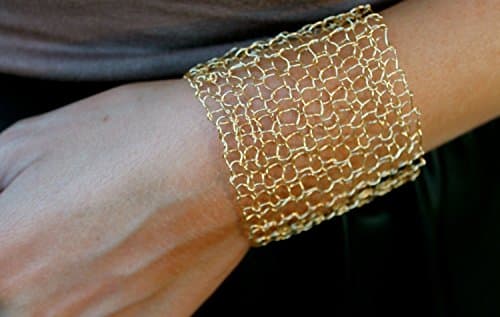 Minimal Wide Gold Cuff Bracelet