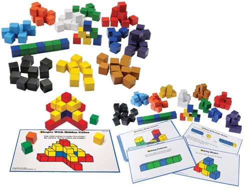Constructive Playthings ID-2 Set of Patterns and Cubical Counting Blocks - Learning Activity