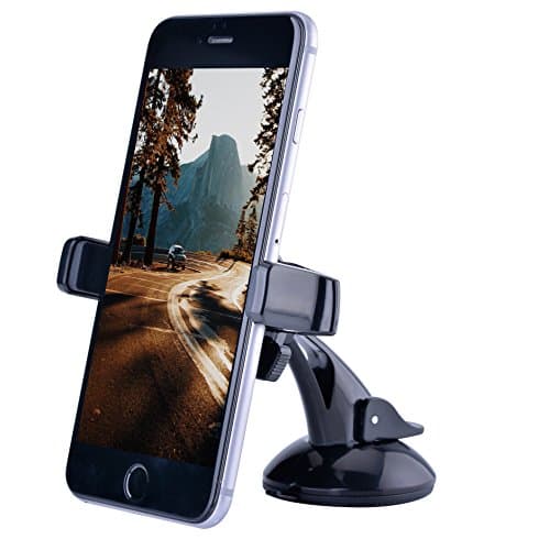 Widras New 2020 Design Dashboard | Windshield Car Phone Mount Washable Strong Sticky Gel Pad w/ One-Touch Design Holder for iPhone 11 Pro Max XS X 8 7 Plus Samsung Galaxy S7 S8 S9 S10+ Edge Universal