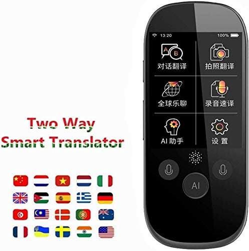 Technology Portable Smart Language Translator Device Voice Translator Simultaneous Interpreter Translation Handheld Intelligent Two-Way Real Time Multi-Language for Travel Learning Business Meet 0309