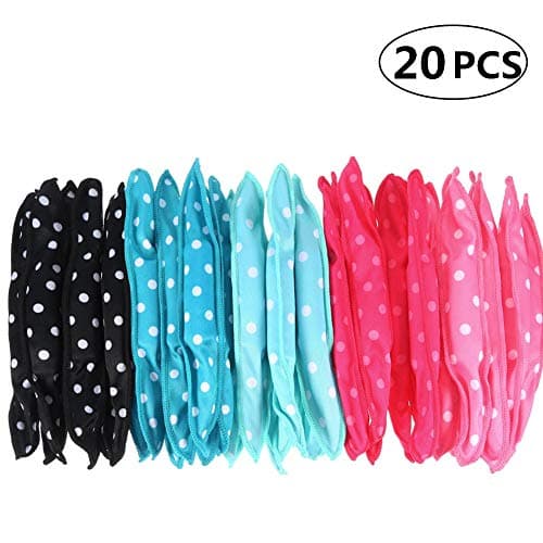 20 PCS Hair Rollers DIY Hair Styling Rollers Tools, Soft Sleep Foam Pillow Hair Curler Rollers Sponge, No Heat Flexible Mini Travel Hair Styling Tool for Women Girls