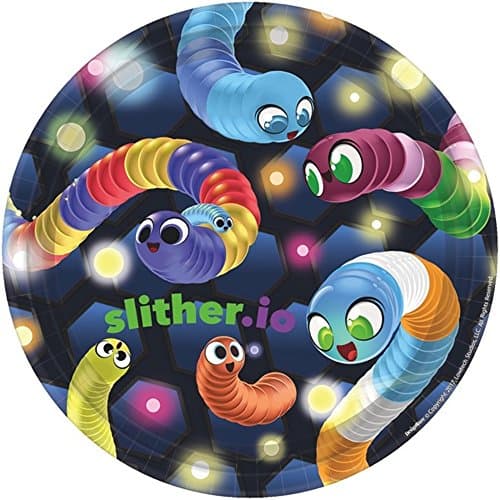 Slither.io Small Paper Plates (8ct)