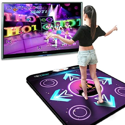 QIND PC Dance Mats Pads, Non-Slip PC USB Dancing Electronic Musical Play mat Non-slip Fitness Dance Pad Dancing Mat High Sensitivity