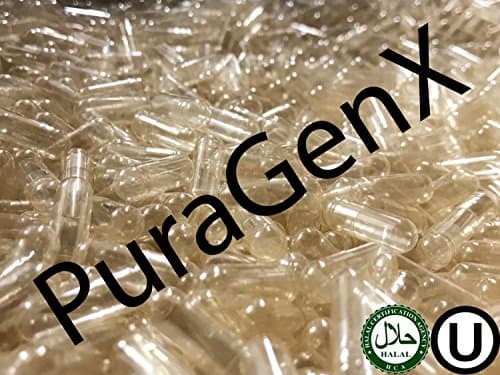 500 Empty Gelatin Capsules - Size 1 - (Kosher) US Quality