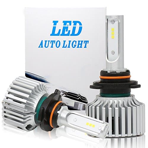 Selo 9005(HB3) LED Headlight Bulb Conversion Kit T5 series 9005 Headlight Bulb Low Beam / High Beam / Fog Light Bulbs - Extremely Bright 6xCSP LED Headlight Chips-84W 6000K Cool White
