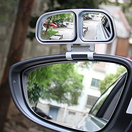 Blind Spot Mirror, BODECIN Can be Adjustable or Fixed Installed Car Mirror for Blind Side / Door Mirrors, Universal Rear Side 360° Wide Angle View Mirrors for Vehicle SUV Truck (Left + Right)