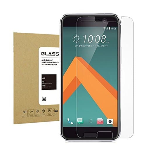 HTC 10 Tempered Glass Screen Protector [2 Pack] Onexix [9H Hardness] [HD Clear] [Bubble Free] Anti-scratches Premium Screen Protector for HTC 10