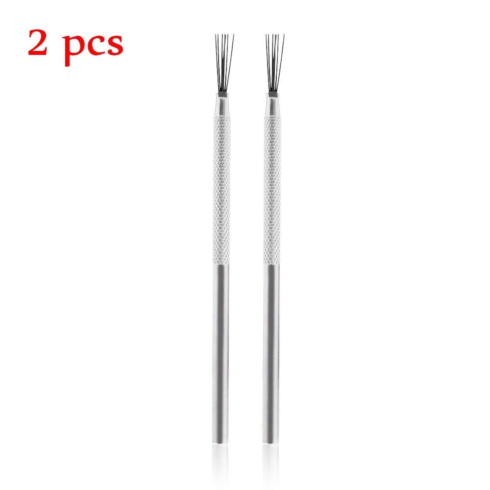 Sculpting Tools 1/2PCS 7 Pin Feather Wire Texture Ceramics Tools Polymer Clay Sculpting Modeling Tool Pottery Texture Brush Tools Strong Wire