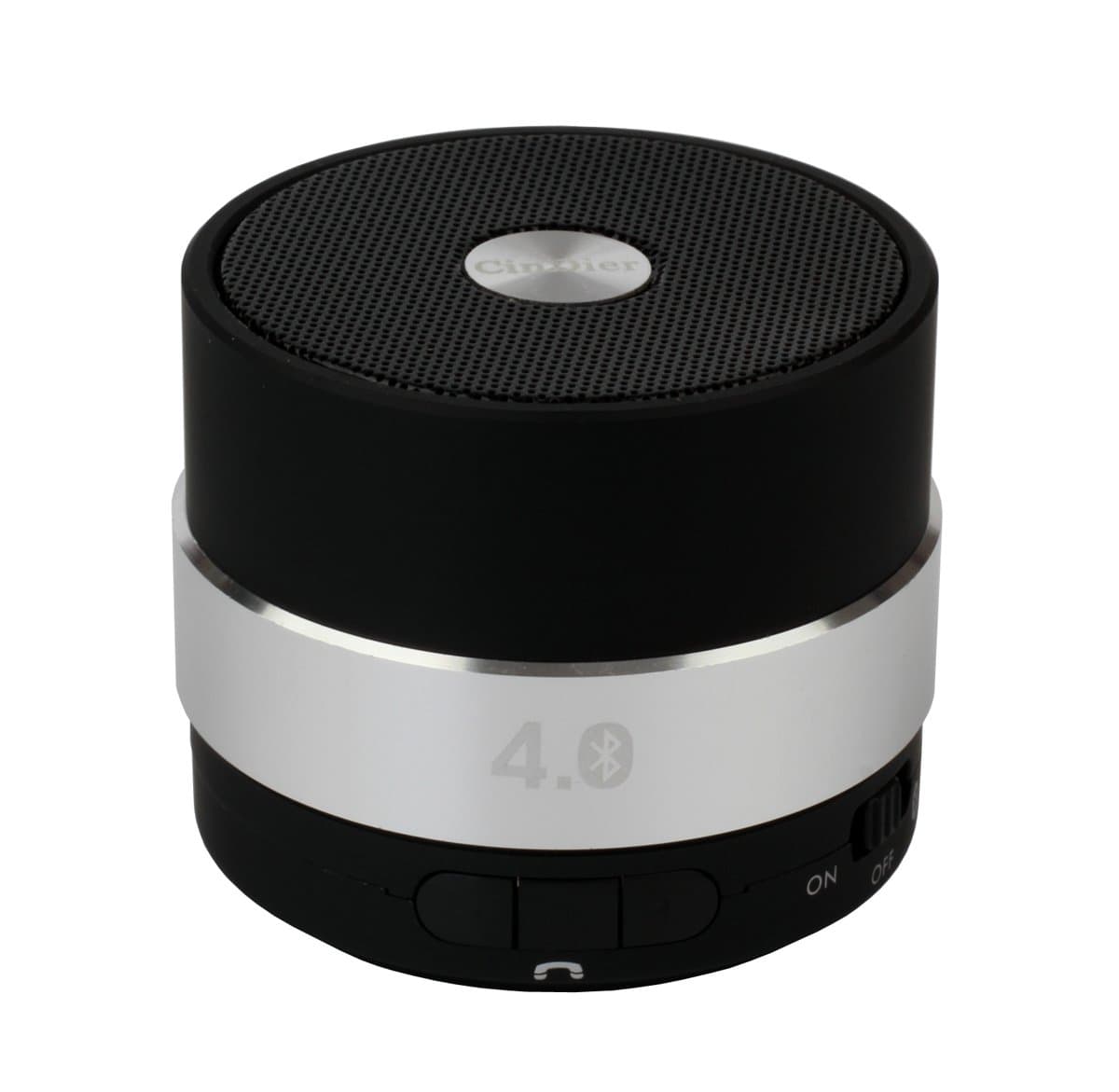 CinDier Mini Super-Portable Bluetooth Speaker V4.0 With 5w HiFi Strong Speaker For Iphone,Ipad,Samsung,HTC,Computer,Car and More.And 12-Month Warranty (Silver)