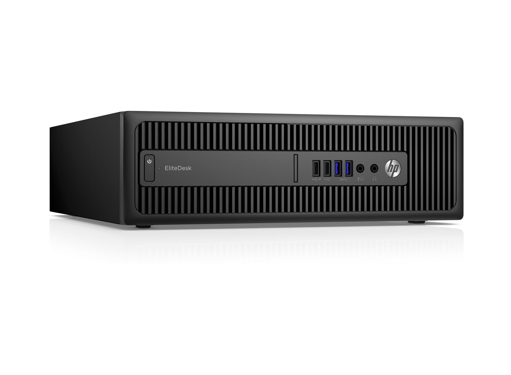 MyDigitalTech HP EliteDesk 800 G2 SFF PC Base Unit, Black, Windows 10 Professional, Powerful Intel Core Processor. 12 Month Warranty (core i5 6500, 8GB RAM, 500GB HDD)