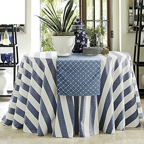 American-style two-tier table runner/ table-cloth/ Gabe-A 33x220cm(13x87inch)