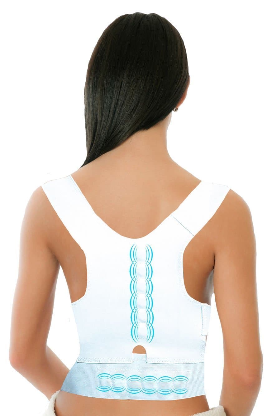 Evertone 3 in 1 Posture Therapy Align Neck Spine Support with Corrective Back Bridge and Magnetic Therapy