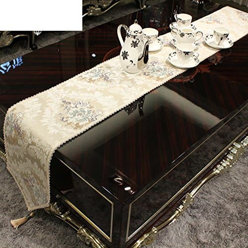 table cloth/ European-style table-cloth/Dining room table pad/ table cloth/[Cloth]/[Table Mats]/Living room coffee table mats/ table cloth-A 32x210cm(13x83inch)