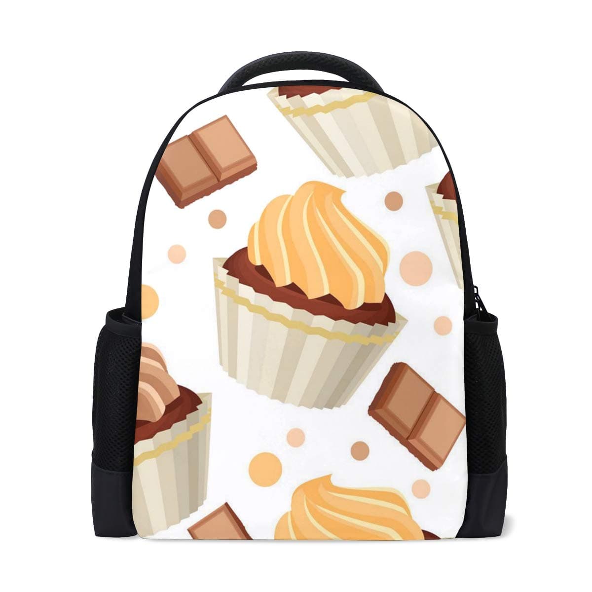 Backpack Chocolate Caake Personalized Shoulders Bag Classic Lightweight Daypack for Men/Women