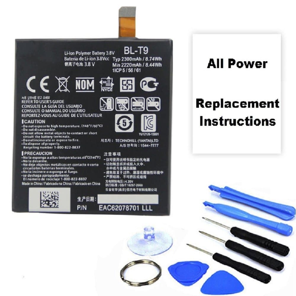 Replacement Battery kit For Google Nexus 5 LG D820 D821 Battery BL-T9
