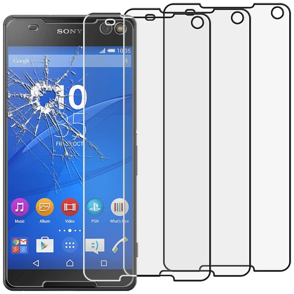 ebestStar - compatible with Sony Xperia C5 Ultra Screen Protector C5 Ultra Dual E5533 Tempered Glass, x3 Pack Shatterproof, 9H 3D Bubble Free [C5 Ultra/Dual E5533: 164.2x79.6x8.2mm, 6.0'']