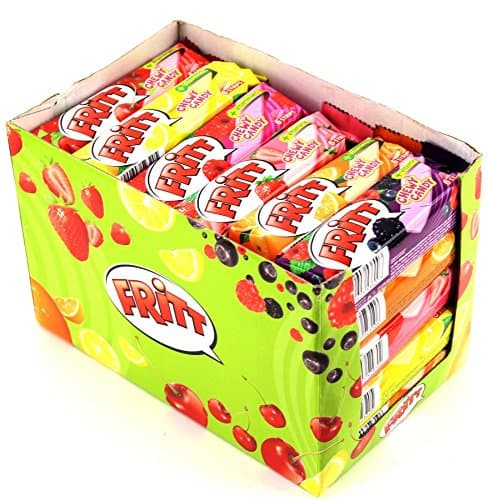 Fritt Fruit Chews Assortment Candy with Vitamin C 2.5-ounce (70g) (Pack of 30)