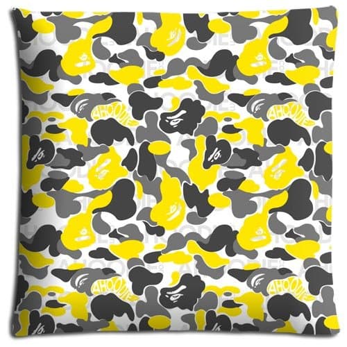 Ease Bench Pillow Covers Cases Zippered Polyester Cotton bape Custom 16x16 inch 40x40 cm