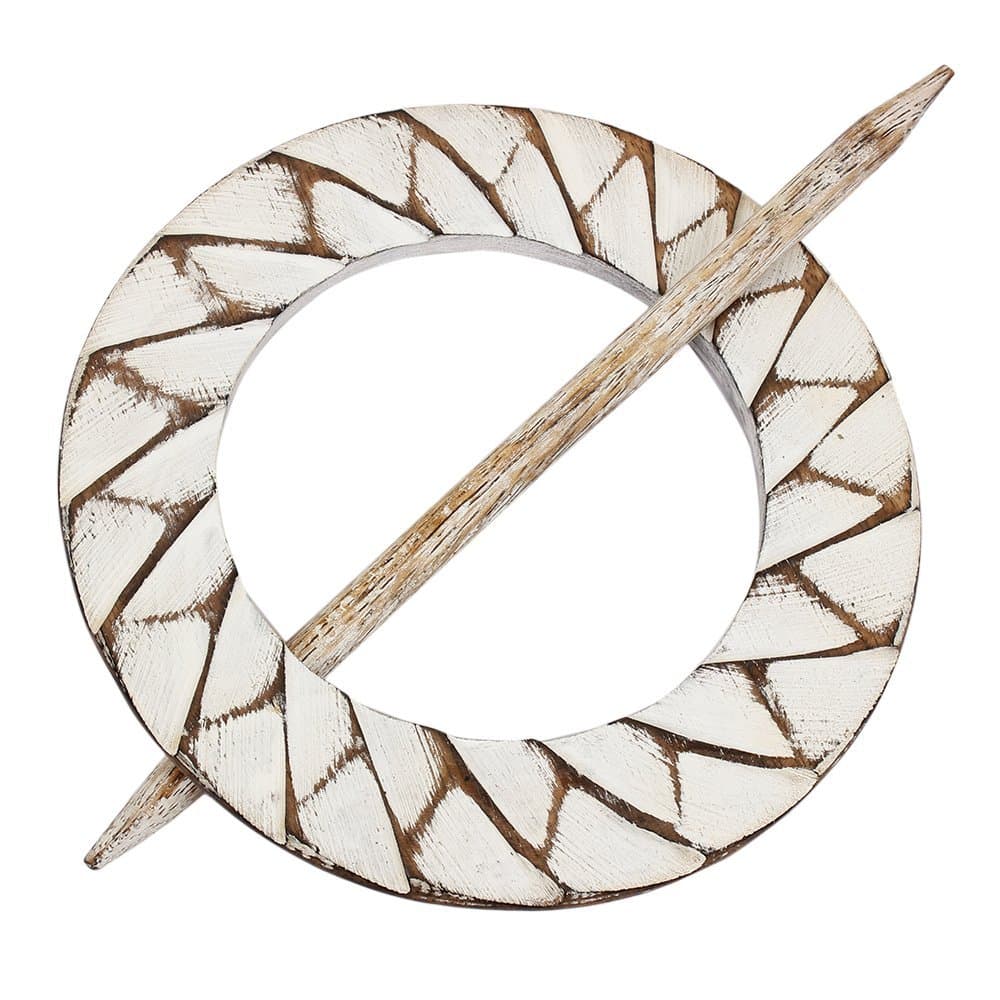 White Distressed Wooden Tieback Holdbacks  Window Treatment Drape Binds Hand Carved with Rustic Finish Shabby Chic Home Decor(single)