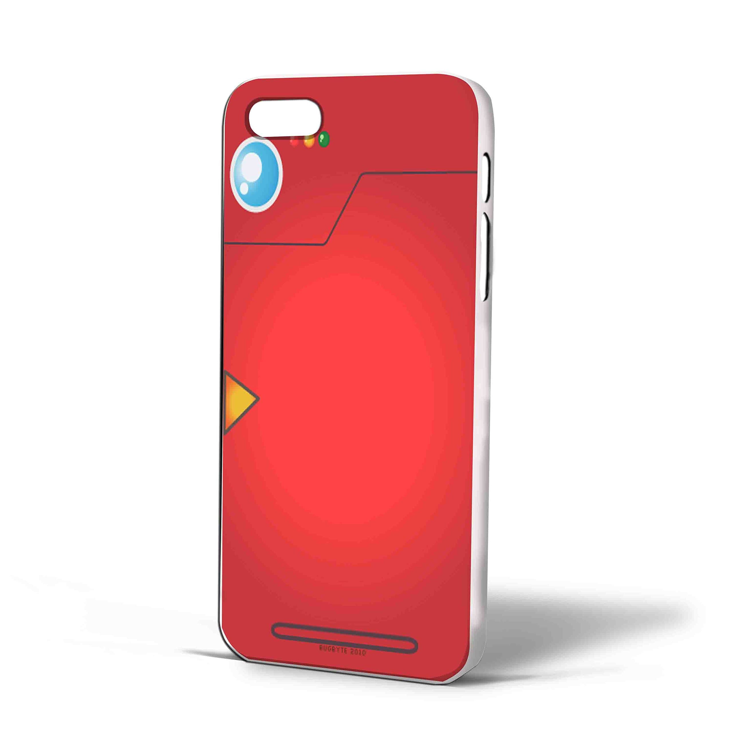 Pokemon Pokedex Red For iPhone Case (iPhone 6 plus White)