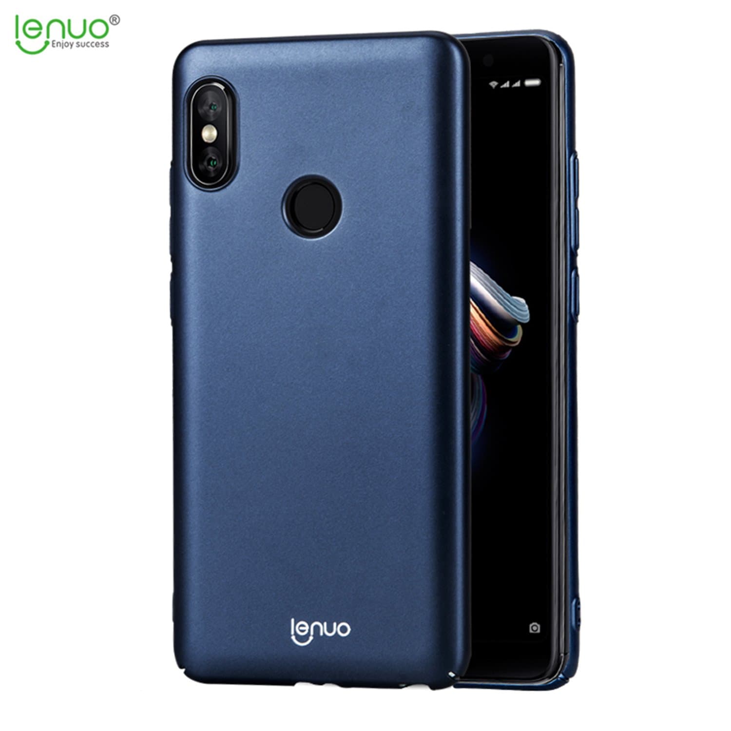 Xiaomi Redmi Note5 Pro Case - Simple Fashion Light and Thin Shock-Absorb PC Back Shell Protective Case Cover for Xiaomi Redmi Note5 Pro (Blue)