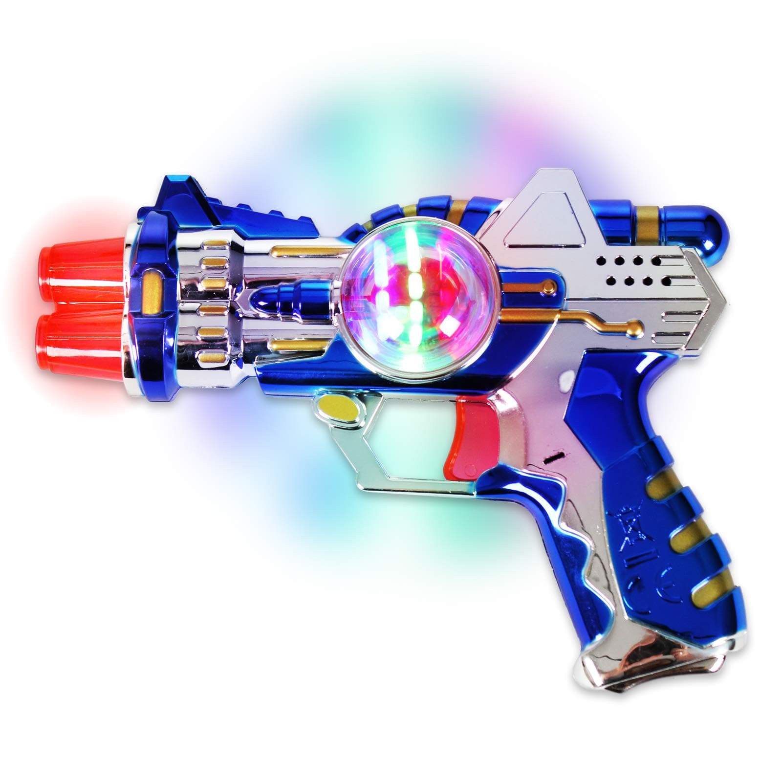 Light Up Flashing Cyber Space Gun (3 Pack)