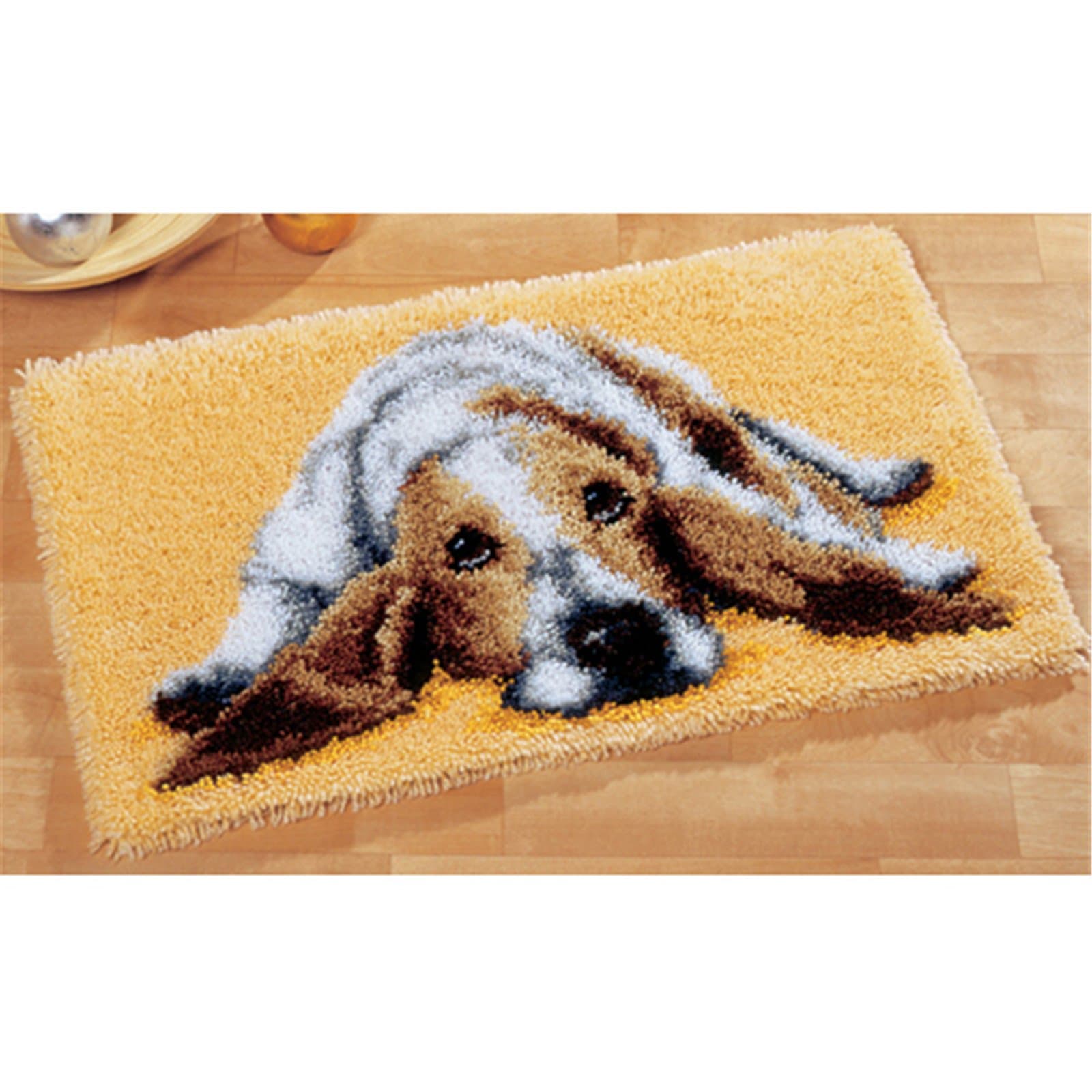 Beyond Your Thoughts DIY Latch Hook Kit Rug Making Crafts for Kids/Adults 20 inch X 15 inch Dog306