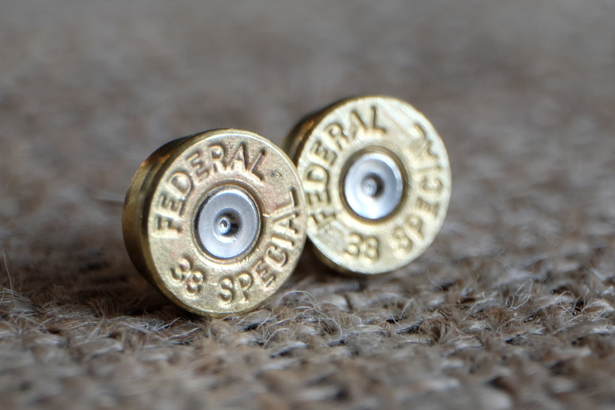 38 special bullet earrings 38 earring stud Bullet earring stud gauge Cop wife Police swat Camo Wedding