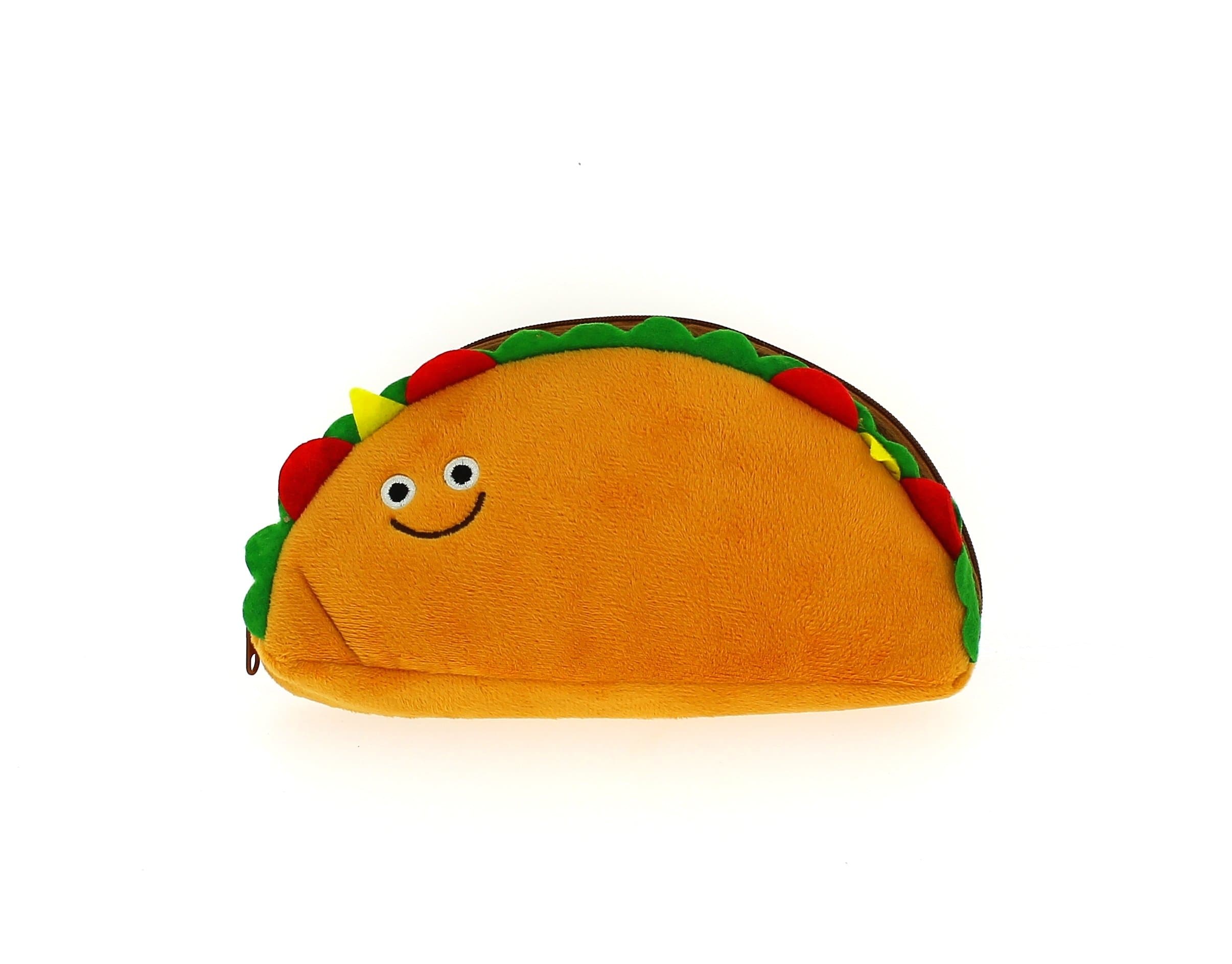 Novelty Chilli Taco Plush Zipper Pencil Case