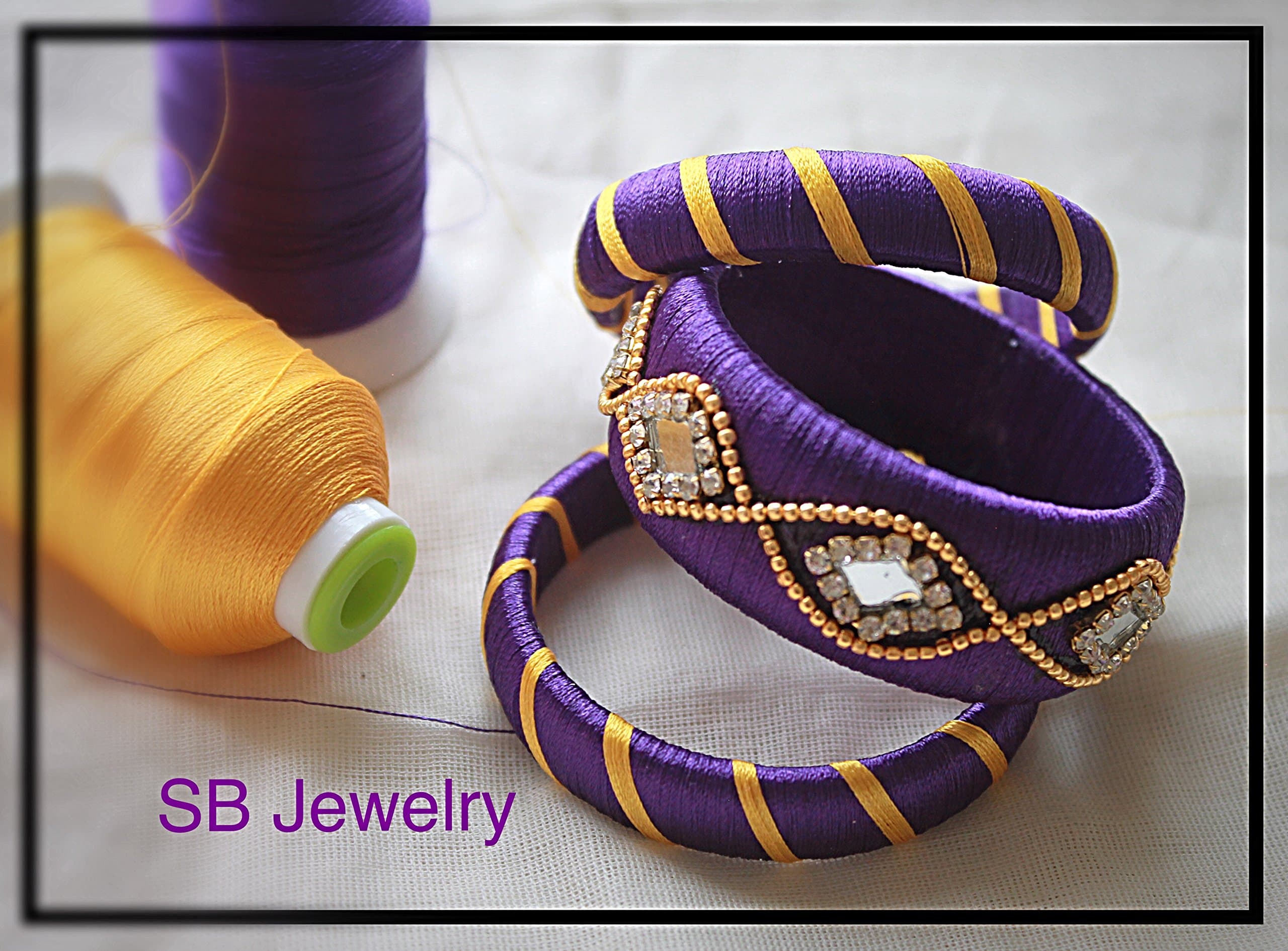 Silk thread bangles-kids
