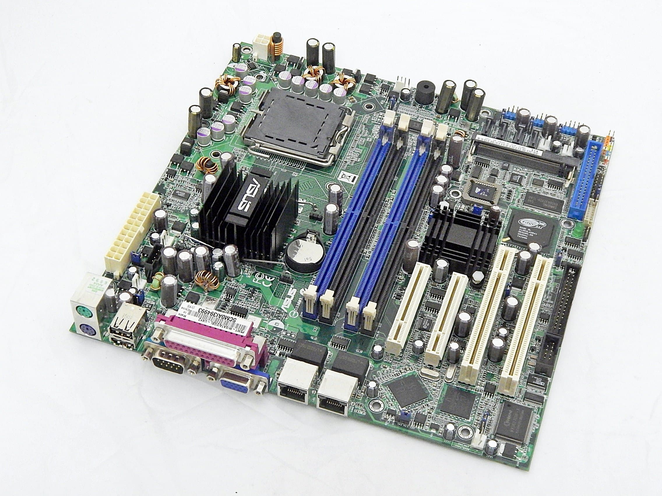 ASUS P5MT-M Intel E7230 Pentium 4 DDR2 LGA775 Micro ATX Server Motherboard with Onboard Video/Dual GIGABIT LAN/SATA2