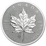 2013 1 oz Silver Canadian Maple Leaf - Snake Privy