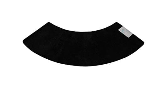 Luxury Quadrant Curved Black Shower Mat (Large)