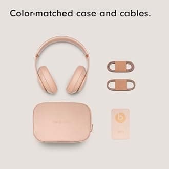 Beats Studio Pro x Kim Kardashian Bluetooth Noise Cancelling Headphones with Apple 20W USB-C Power Adapter - Moon