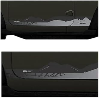 IDE AutoWorks |Explorer Edition Decal Made for Mahindra Thar | Side Decals | Colour - Rocky Beige| Size - 15.5 x 7 cm