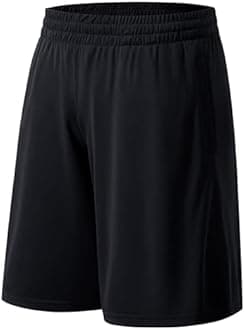 Profectors Men's Athletic Shorts with Pockets and Elastic Waistband Quick Dry Activewear Workout Shorts for Men