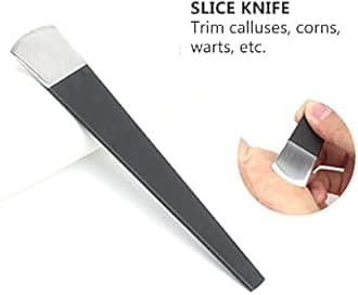 4PCS Pedicure Knife Set, Pedicure Callus Shaver Tools, Professional Foot Scraper, Steel Foot Care for Dead Skin Corn Foot Remover (6.3in) (Four-Piece Set)