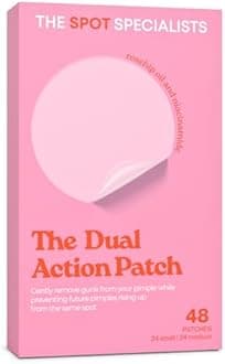 The Dual Action Patch (48 Patches) | Bespoke Formula Pimple Patches for Face to Fight Acne & Prevent Recurrence | Results After 6 Hours | Strategically Curated Ingredients | Created By Dermatologists